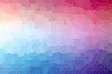 Abstract illustration of blue and purple Small Hexagon background