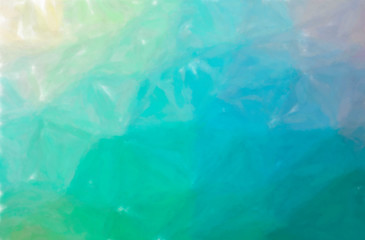 Abstract illustration of blue, green and yellow Watercolor Wash background