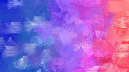 brushed grunge background with orchid, strong blue and slate blue color. dirty abstract art. use it as wallpaper or graphic element for poster, canvas or creative illustration