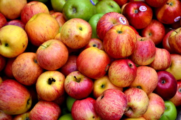 Manzanas en cantidad