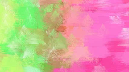 pastel magenta, pale green and neon fuchsia color brushed background. use it as wallpaper or graphic element for poster, canvas or creative illustration
