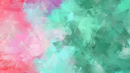 medium aqua marine and pastel magenta color brushed background. use it as wallpaper or graphic element for poster, canvas or creative illustration