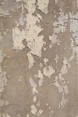Papier Peint photo autocollant Vieux mur texturé sale Old Weathered White Painted Concrete Wall Texture