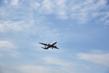 Sky and airplane