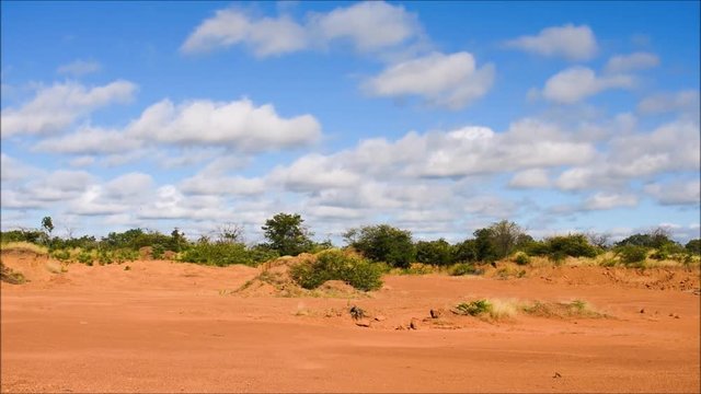A view of the sertao landscape: an abandonded quarry in Oeiras, Piaui (Northeast Brazil)