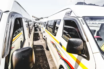 Fotobehang Afrika Taxi fleet  © Alexey Stiop