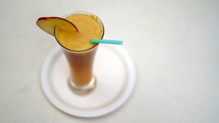 Apple Juice with apple Slice