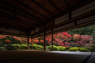 京都府 詩仙堂 紅葉