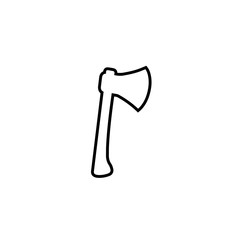 icon of an axe. vector illustration