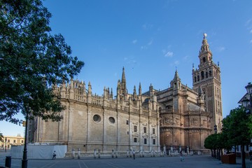 Fototapeta na wymiar The Cathedral of Saint Mary of Seville, Spain