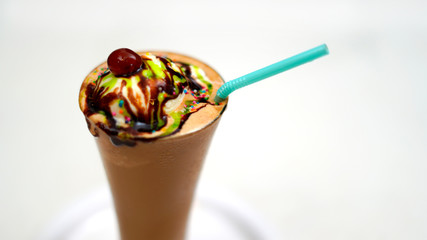 Cold Coffee with  Ice Cream 