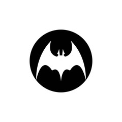 bat ilustration vector icon logo template