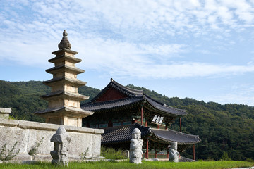 Geumsansa is a famous temple in Gimje-si, Korea.