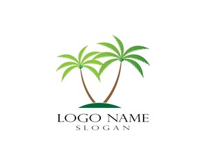 Fototapeta premium coconut tree logos
