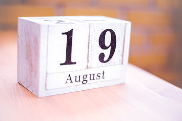 19th of August - August 19 - Birthday - International Day - National Day