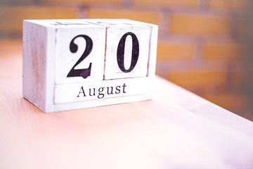 20th of August - August 20 - Birthday - International Day - National Day