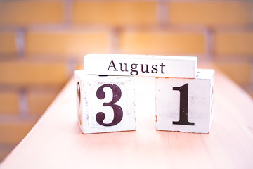 31st of August - August 31 - Birthday - International Day - National Day