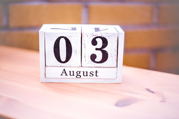 3rd of August - August 3 - Birthday - International Day - National Day