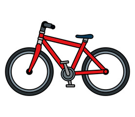 Fototapeta premium bicycle vehicle transport isolated icon