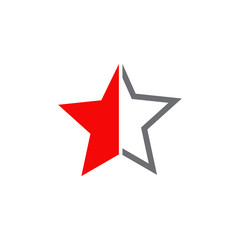 Stars icon logo design vector template