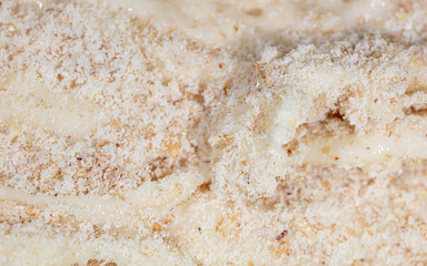 White dough as an abstract background