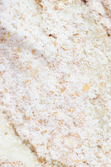 White dough as an abstract background