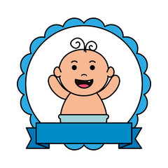 lace with cute little baby boy