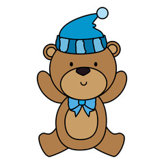 little bear teddy with hat