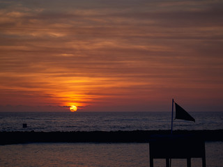 atardecer en el laucho