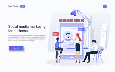 Business concepts for  teamwork. Vector illustration.