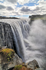 Fototapeta Dettifoss waterfall on Island Dettifoss waterfall on Island