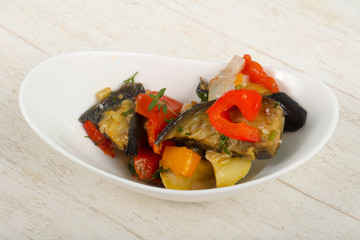 Steamed vegetables