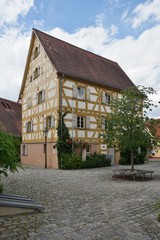 Fototapeta na wymiar Georgensgmünd - Innenhof Markgrafenschloß der Stadt