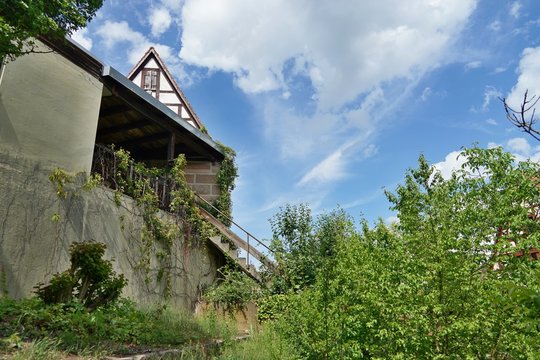 Georgensgmünd - Treppe zum Stadtgraben - lost place