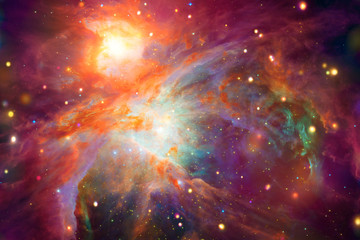 Fototapeta premium Star field in space a nebulae and a gas congestion. The elements of this image furnished by NASA.