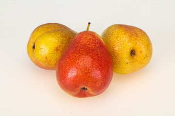 Sweet pear isolated on white