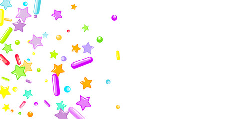 Sprinkles grainy. Cupcake donuts, dessert, bakery