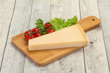Italian traditional parmesan cheese triangle