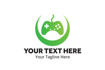 unique game simple logo creative design in flat style with color . gaming logo creative design for identity and community