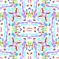 ikat seamless geometric pattern shibori surface