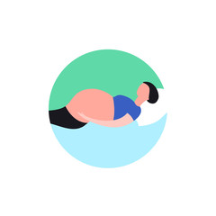 Pregnant woman icon