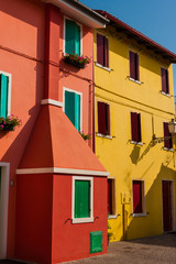 The town of Caorle in Italy