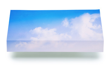 Naklejka premium air book - clipping path