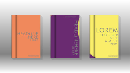 Abstract low circle shape background for corporate business annual report book cover brochure flyer poster. Eps10 vector template