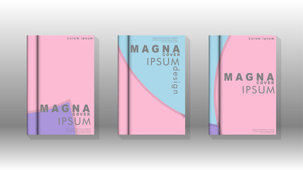 Abstract low circle shape background for corporate business annual report book cover brochure flyer poster. Eps10 vector template