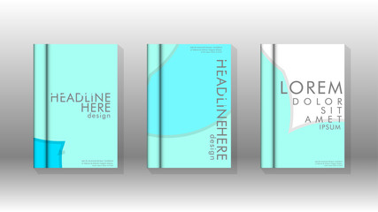 Abstract low circle shape background for corporate business annual report book cover brochure flyer poster. Eps10 vector template