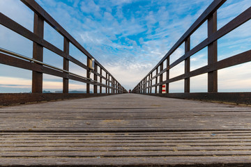 Fototapeta premium The town of Lignano Sabbiadoro