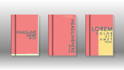 Background of abstract book cover layout. For brochures, magazines, vector templates, etc. Modern designs form geometric patterns in EPS 10