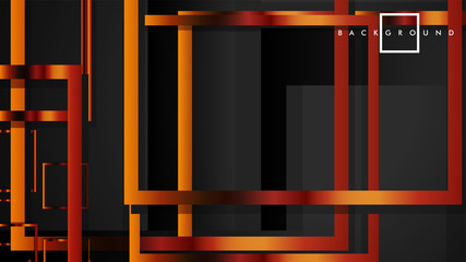 Vector Modern Abstract Squares Backgrounds . with a black and metal color gradient. eps 10 template