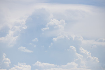 white cloud background and texture. strange cloud shape on sky.
